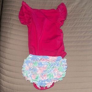 0-3 month Ruffle Butt set